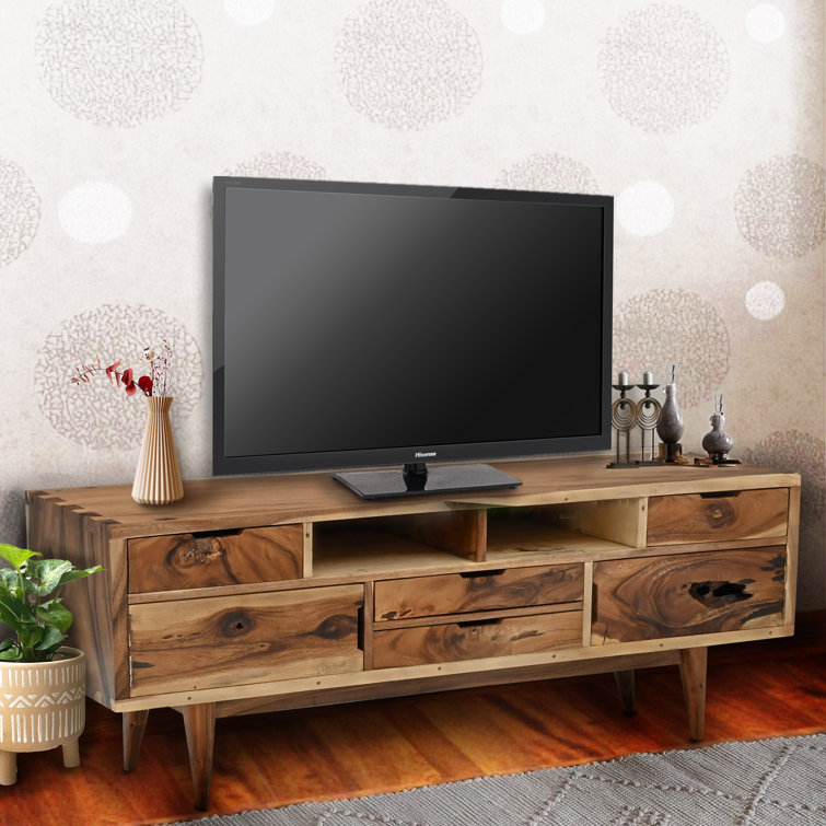 ChicTeak Solid Wood TV Stand for TVs up to 70" Wayfair